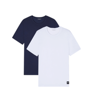emporio armani para hombre em000391af20673 camisetas essential logolabel marino m blanco casual algodon manga corta