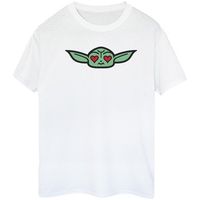 disney camiseta manga larga the mandalorian para mujer