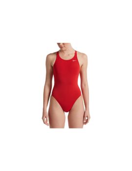 Bañador de Natación Nike Fastback One Piece Mujer Rojo