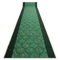 runner antideslizante lircie hojas verde chicle 80cm 80x300 cm