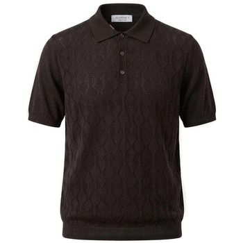 Jeordie's Polo 80599 POLO MM ROMBI-351 MARRONE MELANGE para hombre