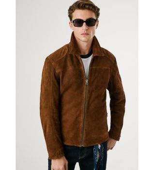 Pepe Jeans para hombre. PM4027183 Cazadora Jax marrón (M), Casual, Ante