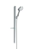 set de ducha hansgrohe raindance select s 120 3jet con barra de ducha 90 cm y jabonera 27648000