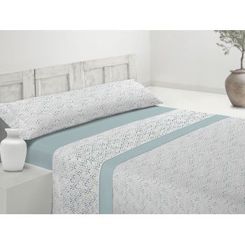 Juego De Sábanas Coralina Invierno Ten Aqua Cama 150cm Donegal Collections
