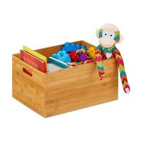 caja de almacenamiento de bambu natural