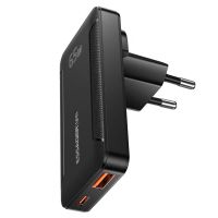 gan tech mensaje es-cd48 65w cargador usb pd de 2 puertos usb-ausb-c pd30 qc40 pps cargador rapido de pared adaptad