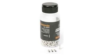 Pot de 500 embouts de cable de freins universel en zamac bike original