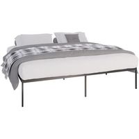 somier metalico fargo metal negro 2055x2055x425 cm clp