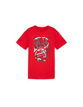 Camiseta Puma Basketball Blueprint Infantil Rojo