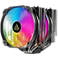 forgeon air windlord rgb 6pipes 2x140mm dual heatsink cpu cooler blanco