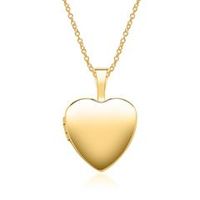 cadena medallon corazon de oro 14 quilates grabable