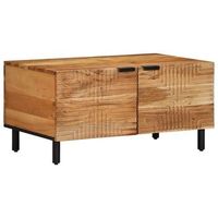 mesa de centro de 80x50x40 cm madera maciza de acacia vidaxl