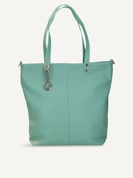 CAPRICE Satchel, green, made of Leather without heel, Size 1