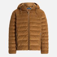 polo ralph lauren insulated cotton-corduroy bomber jacket - l