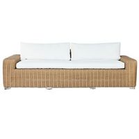 sofa ratan sintetico poliester 222x87x63