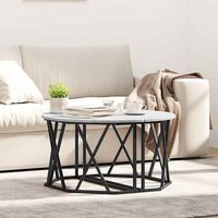 vidaxl mesa de cafe gris sonoma 80 x 80 x 42 cm