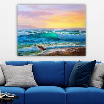 Pintura Decorativa Lienzo 482719303_70100 Multicolor 70x100 Cm