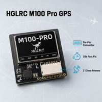 modulo gps hglrc m100 pro con chip m10 receptor gnss para drones de carreras fpv sistema de navegacion de largo alcance accesorios piezas nuevas
