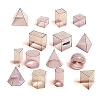 miniland - conjunto volumen 15 formas geometricas