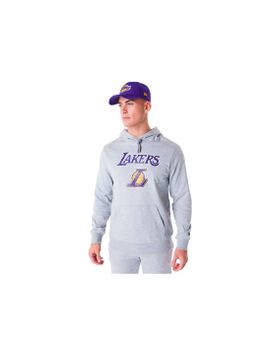 Sudadera New Era NBA Regular LA Lakers Grey Med Hombre