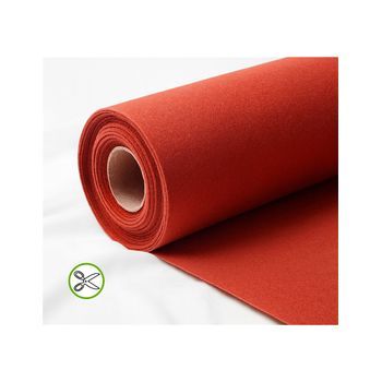 Jardin202 - Moqueta Ferial 1m De Ancho  Fieltro Punzonado A Medida  Alfombra Para Eventos Y Ferias  1 Metro (ancho) X 30 Metros (largo) (10 - Rojo)  1 Metro (ancho) X 30 Metros (largo) (10 - Rojo)jardin202