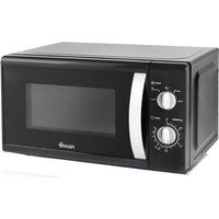swan sm40010blkn solo microwave - black black