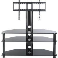 ttap classik tvs1009 1100 mm tv stand with bracket - black black