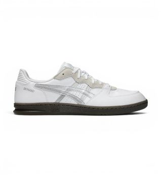 Asics para hombre. 1203A451 Zapatillas de Piel Skyhand OG blanco (44), Plano, Cordones, Casual