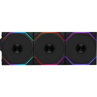 lian li uni fan tl 120 wireless pack triple ventilador suplementario 120mm negro