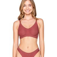 luna splendida triangulosin aros sujetador deportivo con contorno de silicona motion para mujer
