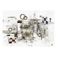 papel pintado 3d - rompecabezas artistica 250x175 cm