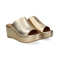 unisa sandalias con plataforma mujer - plata talla 36