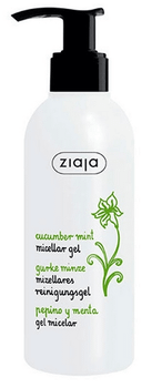 Ziaja Gel Limpiador Micelar Pepino y Menta 200 ml
