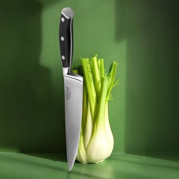 Cuchillo de cocina 20 cm  negro