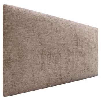 Dhome Cabecero De Lana Natural 105x50cm Para Camas 105 - Marrón