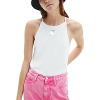 calvin klein jeans camiseta tirantes little classic logo para mujer