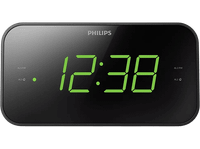 radio despertador - philips tar330612 sintonizacion digital fm alarma dual temporizador negro