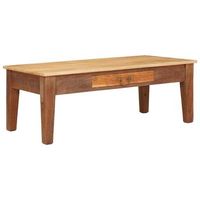 mesa de centro 110x55x40 cm madera - marron