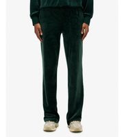 superdry para mujer w7011223a pantalon jogger country club velour verde l casual poliester