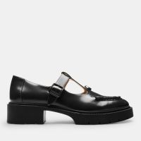coach womens liv leather mary jane flats - uk 4