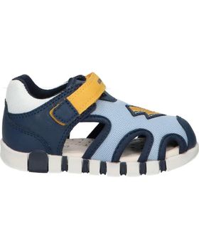 de GEOX B455PB 01454 B SANDAL IUPIDOO LT NAVY-YELLOW CB42V