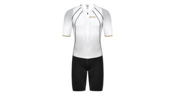 Traje de  p triatlon  p spiuk larga distancia max manga corta blanco