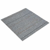 azulejo de alfombra gris claro con rayas 50 x 50 cm 36 uds vidaxl