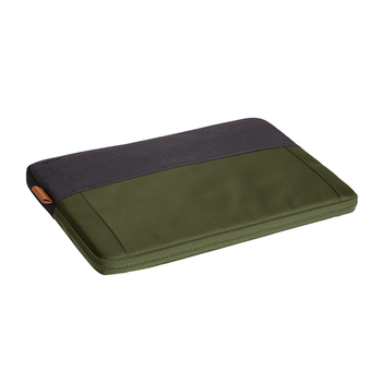FUNDA UNIVERSAL TRUST LISBOA 25247 SOFT SLEEVE COLOR NEGRO/VERDE PARA TABLETS/PORTATILES HASTA 16