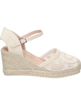 Alpargatas Con Cuña Beige D'angela Dha28253 41