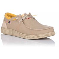 walk in pitas nauticos wallabee en lona - deck para hombre