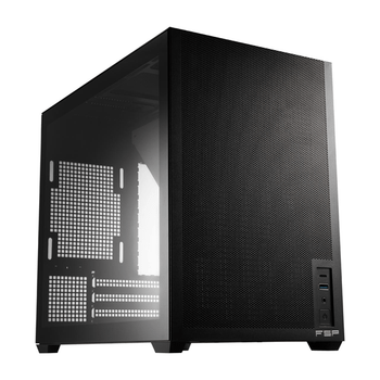 CAJA MICRO ATX FSP S210 CRISTAL TEMPLADO DISIPADOR MAX 170mm GPU MAX 340mm NEGRO