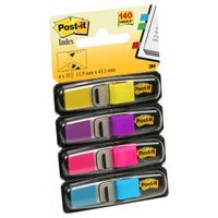 3m post-it marcapaginas finos 4 colores basicos 119 x 431 mm