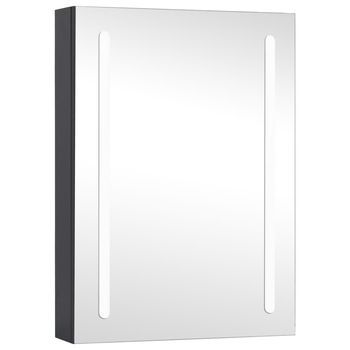 Mueble De Baño | Armario De Baño Con Espejo Led 50x13x70 Cm