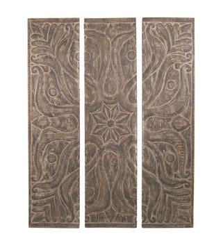 Set 3 paneles marrón alt. 140 cm
